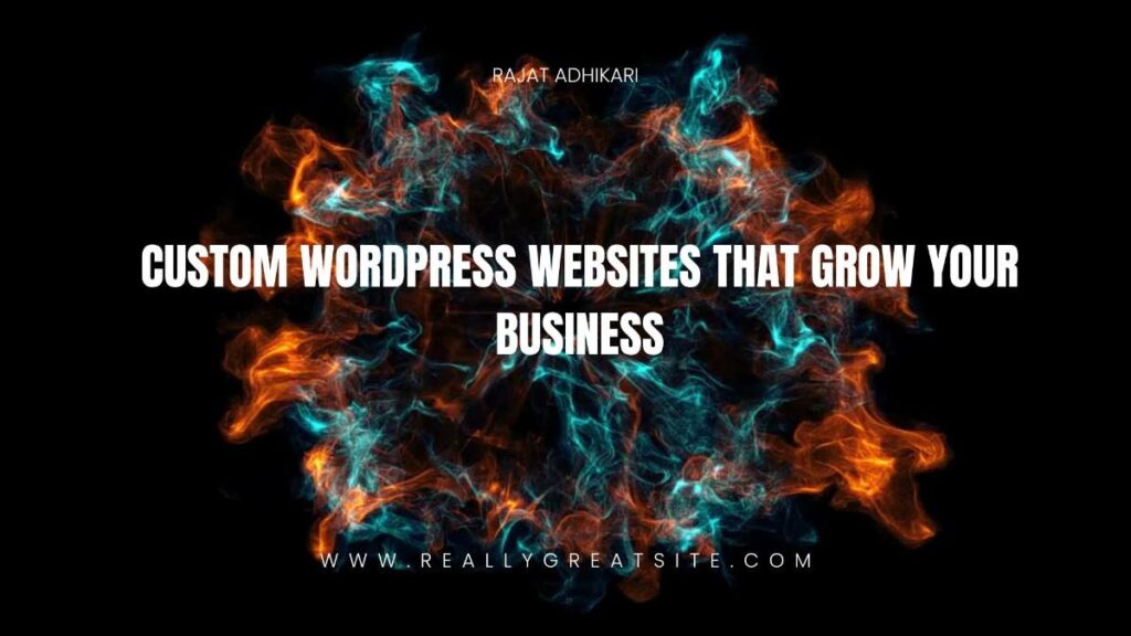 Freelance WordPress Website Developer creating custom responsive SEO-friendly WordPress websites for businesses in India