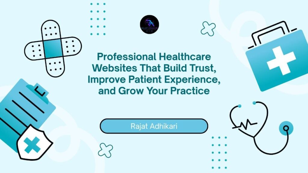 Freelance Healthcare Website Developer creating custom hospital, clinic, doctor, and medical websites with WordPress and SEO