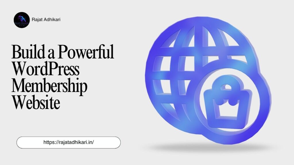WordPress membership website services with custom member portal and dashboard development